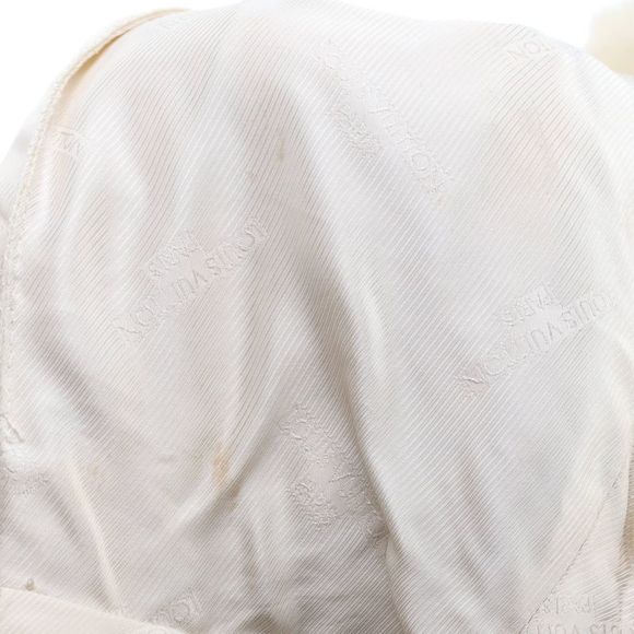 Louis Vuitton Women's Hooded Button Up Jacket Damier Rabbit Fur Neutral - Picture 5 of 6